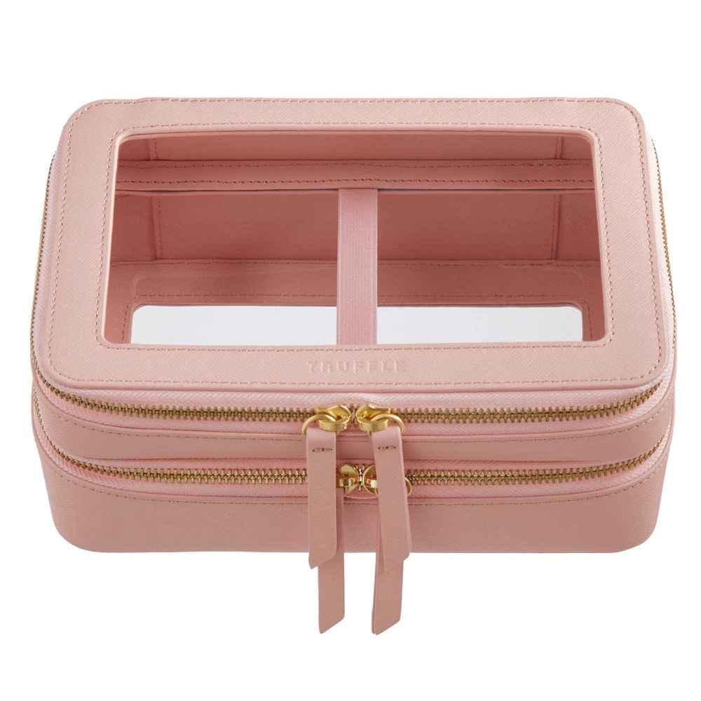 Truffle™️ Clarity Jumbo Jetset Case in Blush pink